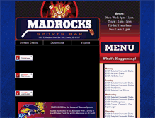 Tablet Screenshot of madrocksbar.com